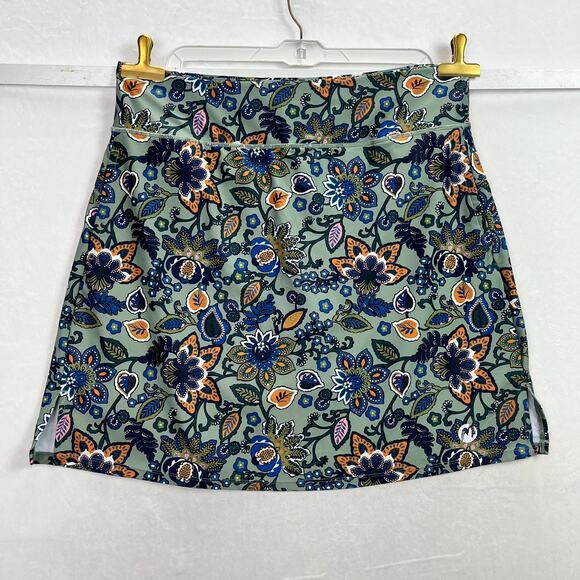 MOTEEPI Dressy High Waisted Athletic Golf Skirt/ Skort w/ Pattern & Pockets 2XL - Picture 1 of 10